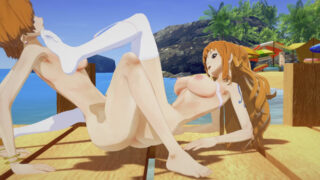 Hentai – 16:9 2 girls anime arm tattoo bare shoulders barefoot