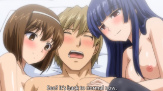 Hentai – 2 girls 3 girls anime bedroom foursome hentai tachi no