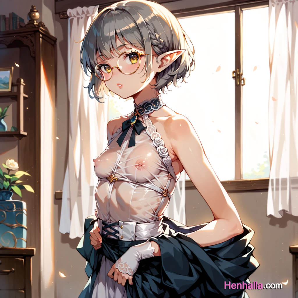 1_female 1girl ai_generated anime anime_girl big_breasts breasts dress face female_only fuguushoku_"kanteishi"_ga_jitsu_wa_saikyou_datta henhalla.com hentai solo_female ursula_(fugukantei) young younger_female